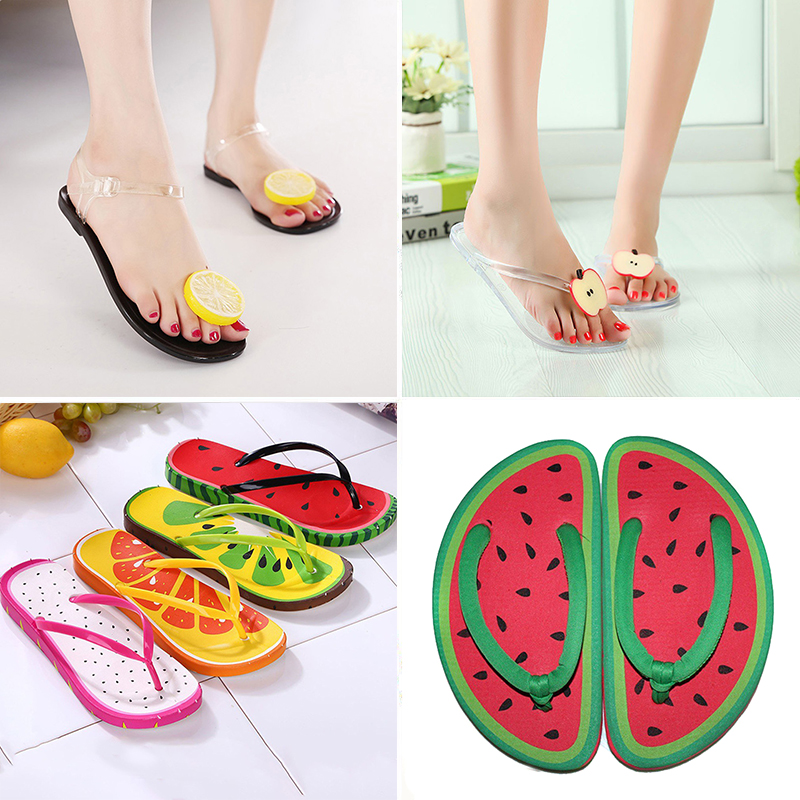 fruits slippers