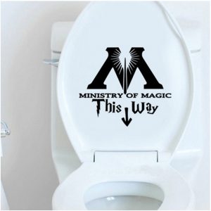 toilet bowl decal