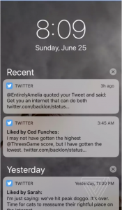 Simplified Notifications