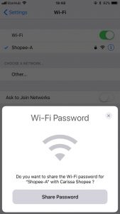 Share WiFi Password