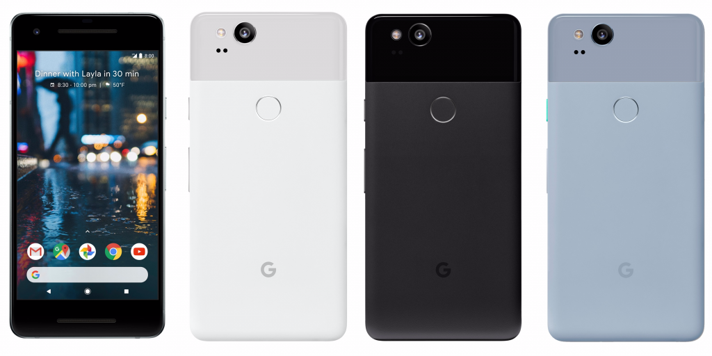 Google Pixel 2 XL Colours