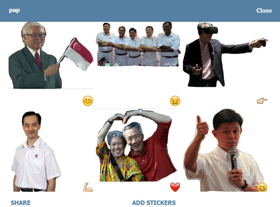 pappap telegram channels bots stickers singapore