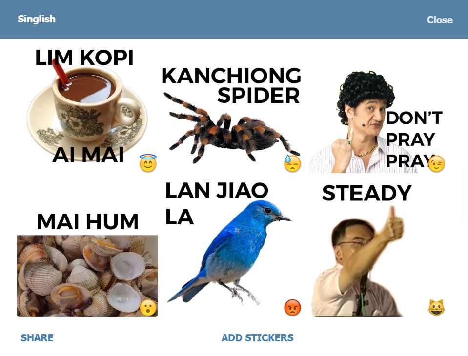 singaporee telegram channels bots stickers singapore