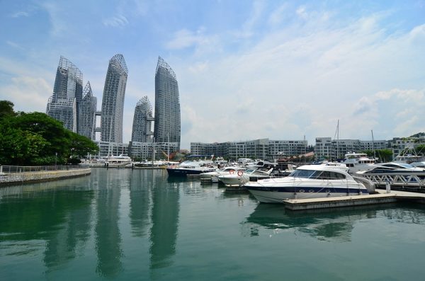 quiet places in singapore marina keppel bay