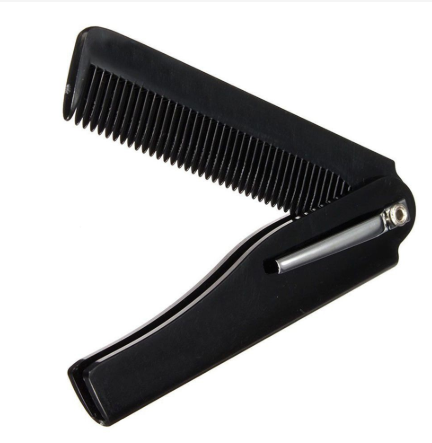 folding comb for hairstyles for men