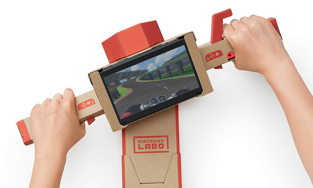 labo cardboard fishing rod