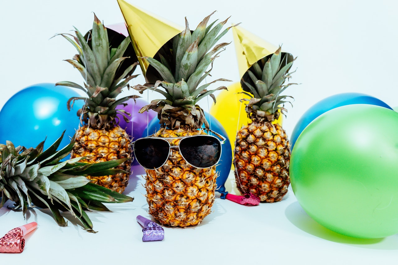 Decorations Pineapple Sunglasses Party