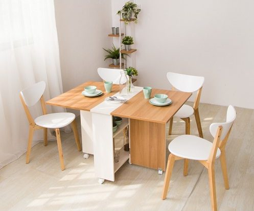 foldable dining table with storage bto flat