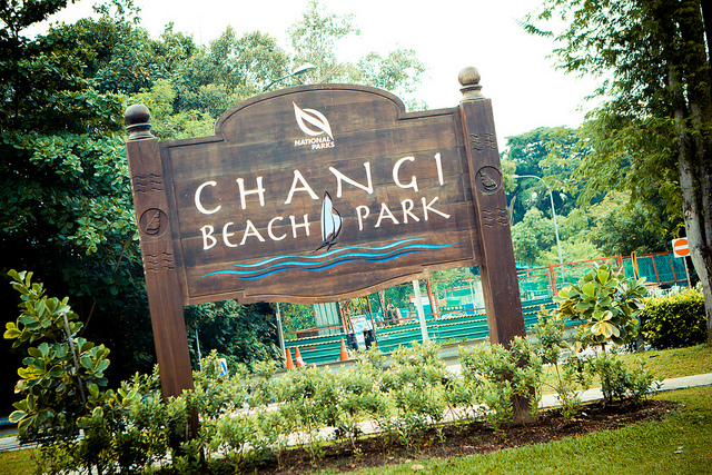 Hiking Trails Singapore Changi Beach Park Sign