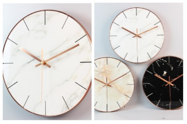 Room Decor Ideas Marble Clock