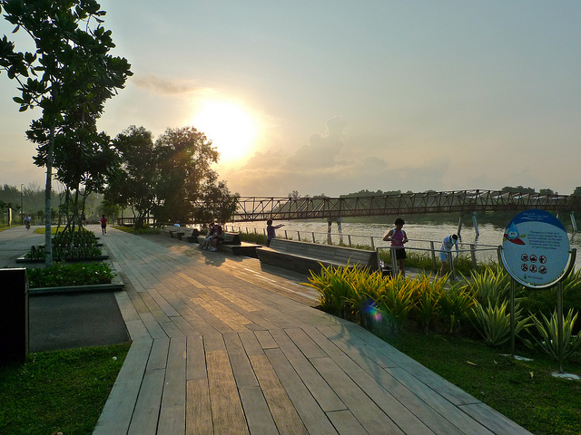 Punggol Waterway Park Sunset Singapore