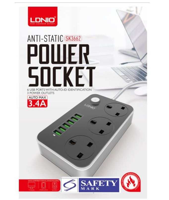 National Service Singapore Power Socket Extension 