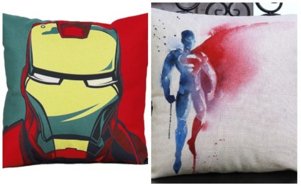 Room Decor Ideas Superhero Throw Pillow