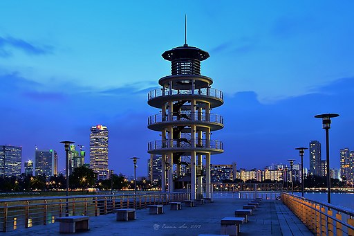 Tanjong Rhu Lookout Tower Sunset Singapore