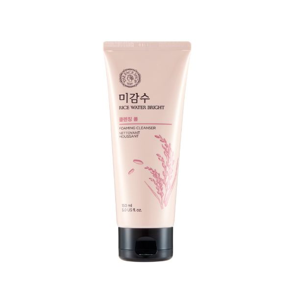 best facial cleanser the face shop rice water bright foaming cleanser