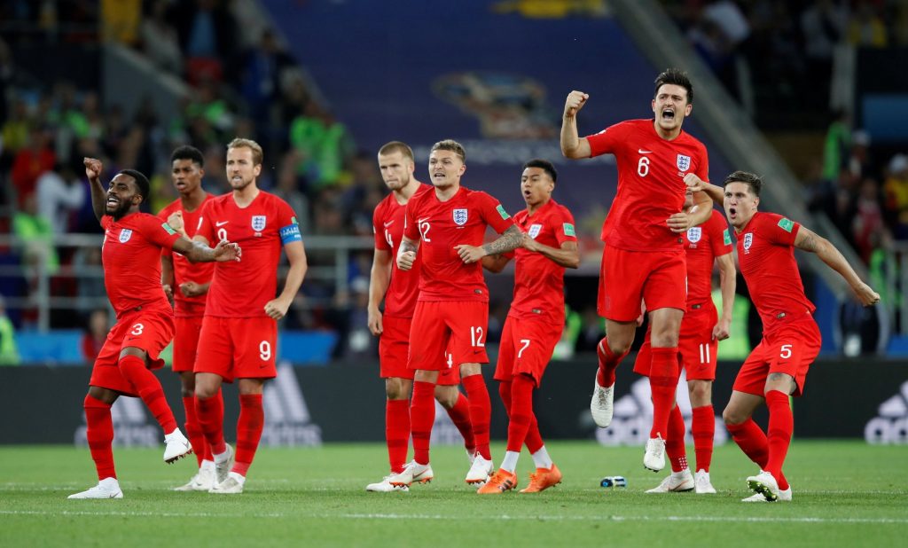 England Win Shootout