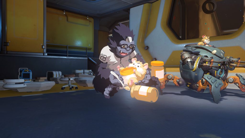 overwatch new hero hammond wrecking ball friend