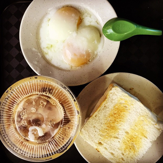 Eggs Toast Kopi Breakfast Singapore