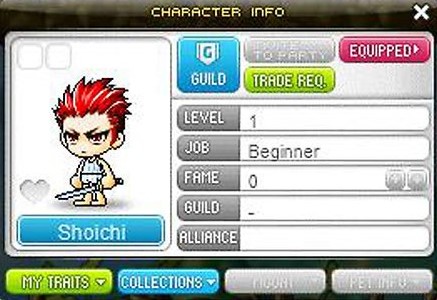 Millennial MapleSEA Character Info