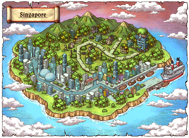 Millennial MapleSEA Singapore Map