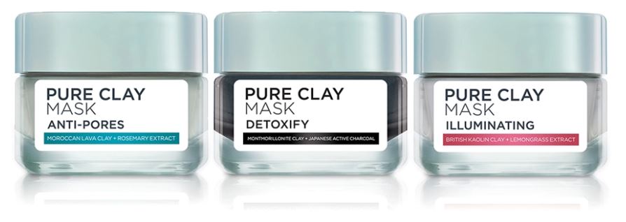 L'Oréal Clay Masks