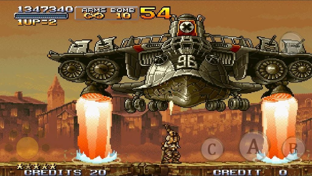 metal slug x retro mobile games