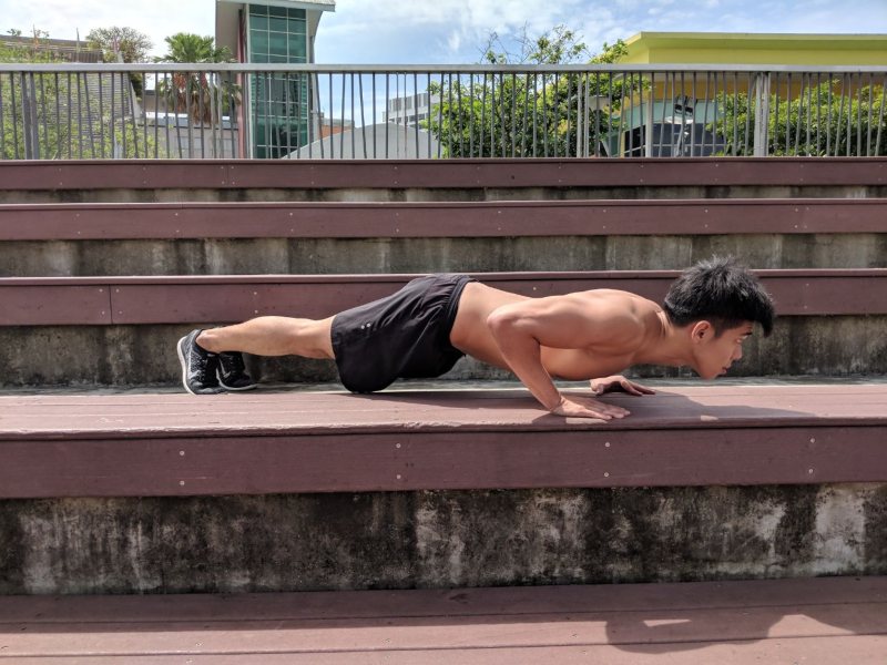 basic push up exercise at home