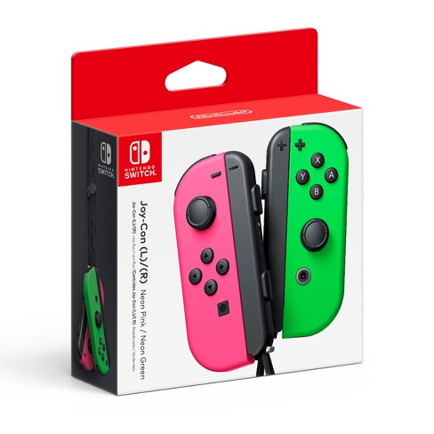 Nintendo Switch Neon Green Pink