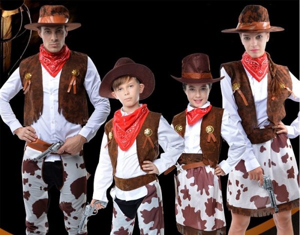 halloween costume ideas singapore family cow boy