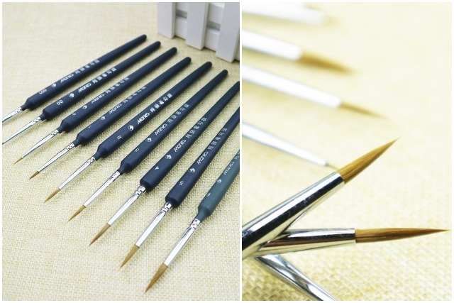 modern calligraphy pointed tip brush head