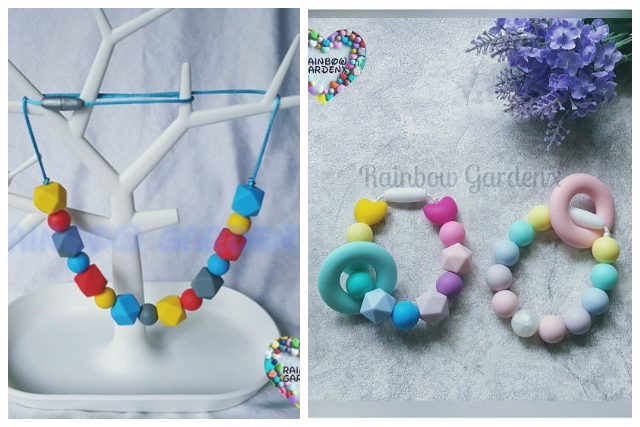 teething bead necklace mother baby handmade jewellery singapore