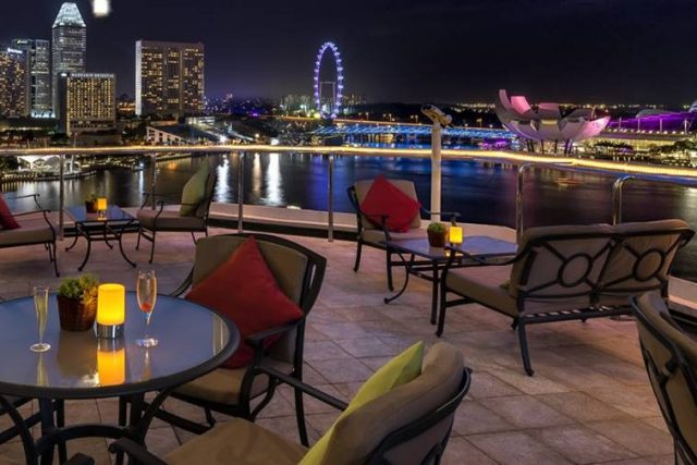 best rooftop restaurants Singapore The Lighthouse Fullerton Hotel