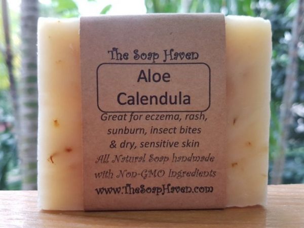 aloe calendula handmade soaps singapore