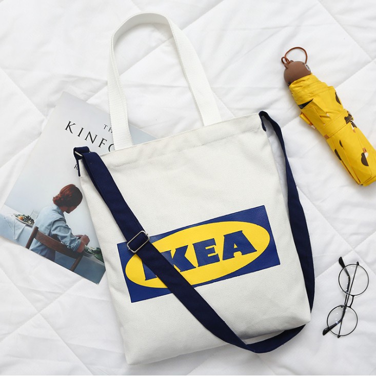 IKEA Canvas Fashion Women Shoulder Bag