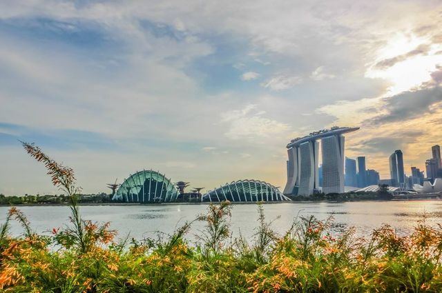 cycling singapore Gardens by the bay east sunrise