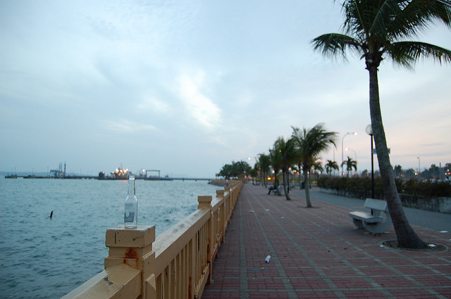 cycling singapore changi beach park coastal view