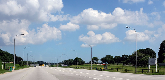 cycling singapore lim chu kang road