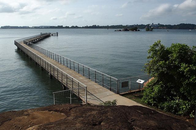 cycling singapore pulau ubin jetty