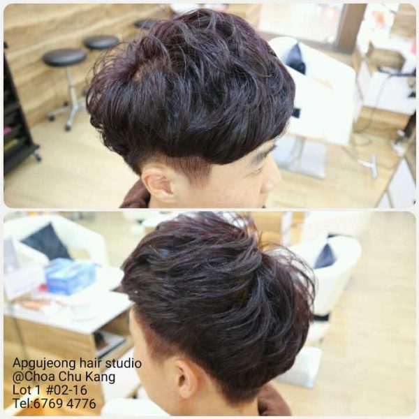 apgujeong hair studio korean hair salon singapore male hairstyle