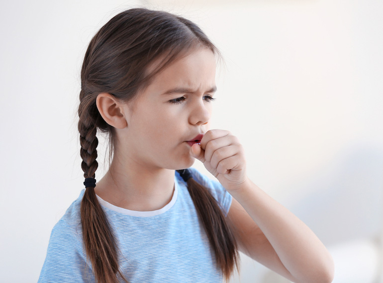 Girl Coughing