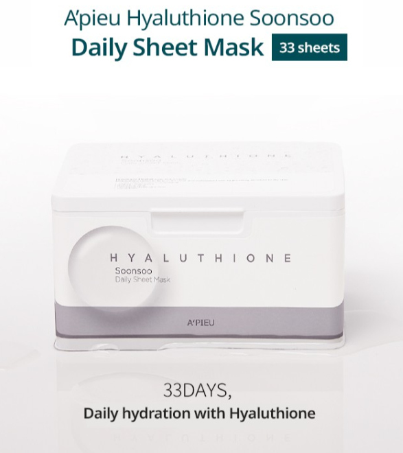 best korean face masks apieu daily sheet mask hydroluthione