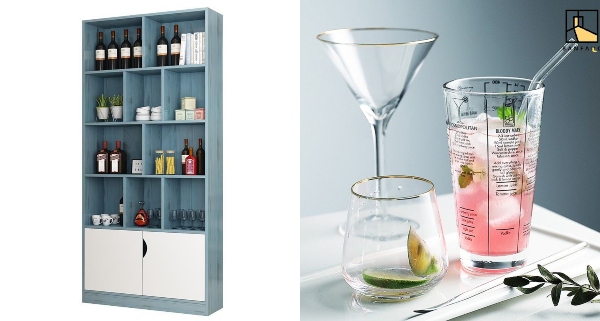 bar counter design bookshelf bar