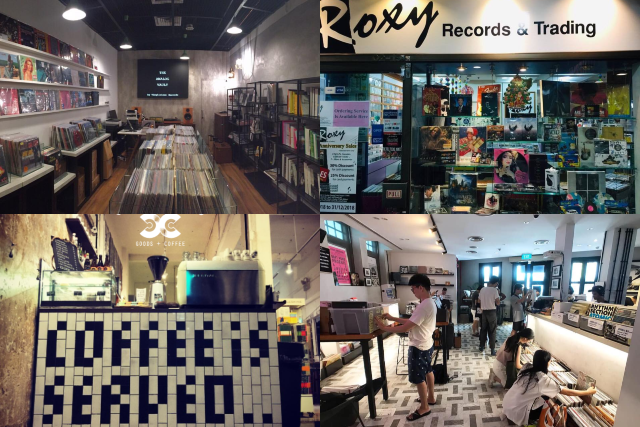 vinyl record singapore shop hipster