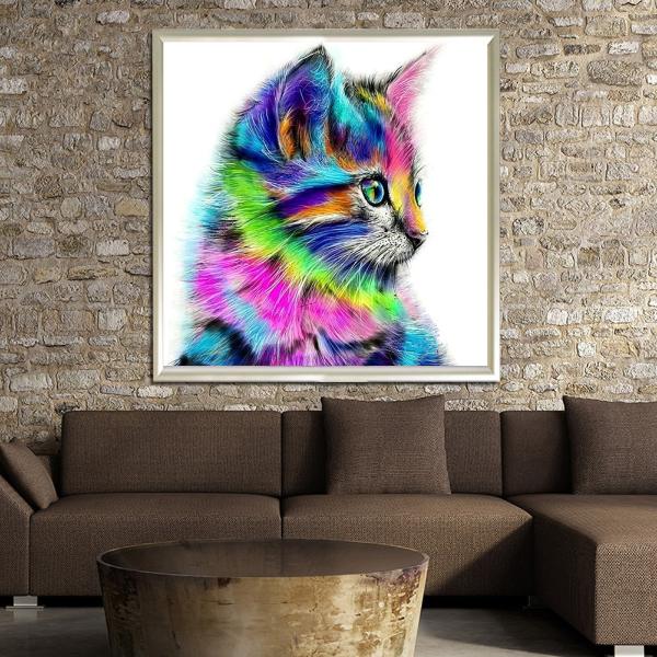 gifts for cat lovers home decor diamond painting diy art and craft