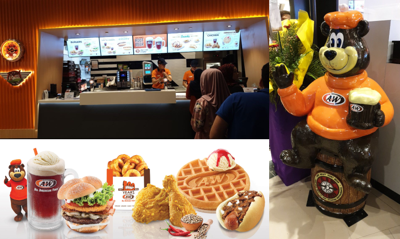 a&w collage jewel changi airport food