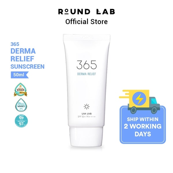 ROUND LAB 365 Derma Relief Sunscreen best singapore