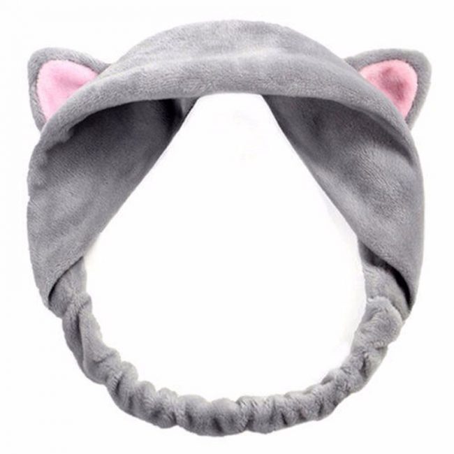 gift ideas singapore snuggly cat ears headband fashion grey pink