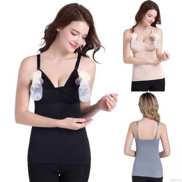 nursing bra singapore hands free camisole breast pump breastfeed milk