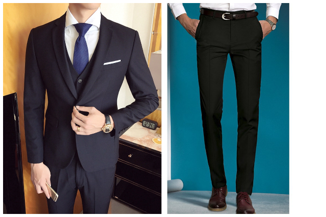 what to wear to an interview outfit men business suit pants formal shoes black