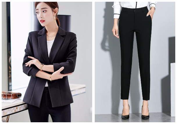 what to wear to an interview outfit women business formal blazer pants heels